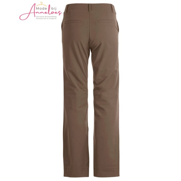 Enjoy Broek travel rechte pijp Bruin 870712